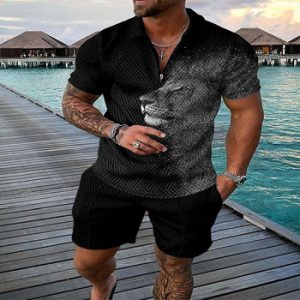 Men Polo Outfit Set79582
