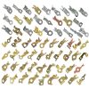 Custom Pcb Spring Terminal Electrical Metal Brass Copper  Cable Lug Gold Plated Spade Screw Crimp Terminal and Connector