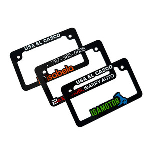 Motorcycle License Plate Frames9749