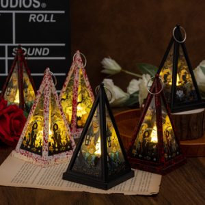 Plastic Candle Holder Lantern Jar84331