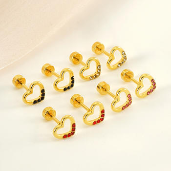 Crystal Stud Dangle Earrings80001