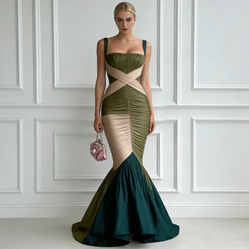 Modest Evening Gown95658