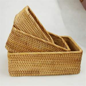 Rattan Woven Storage Baskets19558