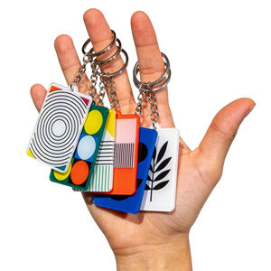Printed Plastic Keychains26187