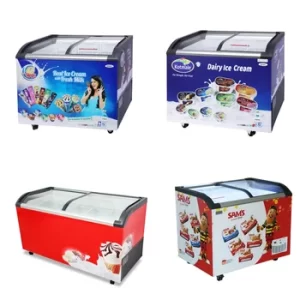 Kenkuhl OEM Convenience Store Refrigerator Ice Cream Glass Top Freezer showcase Display Fridge Wholesale